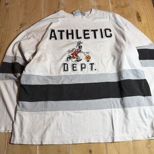 Vintage 1996 Looney Tunes Bugs bunny Athletic Depart Crew Neck L/XL Acme Clothes